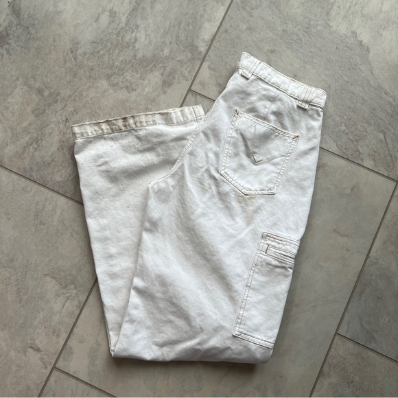 Hudson High-Rise Welt Pocket Cargo Wide Leg Jeans - Picture 12 of 12